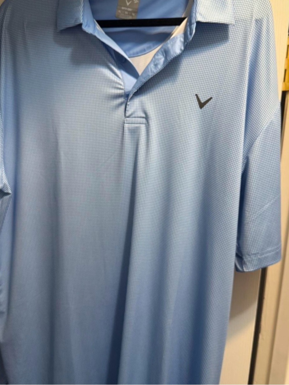 Callaway Light Blue Men's Performance Golf Polo
